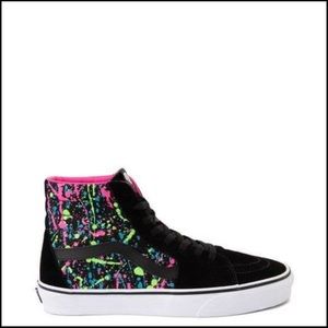 New New Vans Sk8 hi Splatter Paint size 8.5